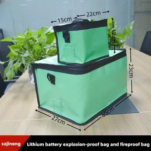 Vehicle Lithium Battery Fireproof And Explosion-proof Bag Waterproof And Fire Extinguishing Battery Storage Bag