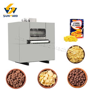 Équipement industriel multifonctionnel pour flocons de maïs pour le petit-déjeuner, en acier inoxydable 304, extrudeuse à double vis, moteur, boîte de vitesses, haute performance - Product Image 4