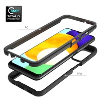 360 Coque de téléphone antichoc en TPU pour Samsung Galaxy A26 5G A36 A56 A16 A05S A15 A25 A35 A55 A54 A34 A24 4G