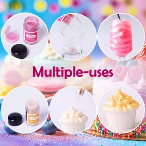 Sao Vàng Lễ Hội Trang Trí Cấp Thực Phẩm Đường Kẹo Long Lanh Ăn Được Hình Dạng Long Lanh Cho Bánh Trang Trí - Product Image 4