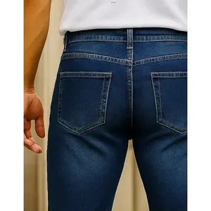 Jeans skinny da uomo Adrenaline a vita media in denim elasticizzato con 5 tasche per l'uso quotidiano - Product Image 6