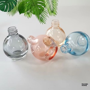 Envase cosmético de vidrio en forma de bombilla de calidad premium para productos de belleza y cuidado de la piel disponible para la venta. - Product Image 5
