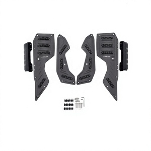 Ensemble de repose-pieds de moto en aluminium CNC bleu, pédales antidérapantes avec poignée en caoutchouc pour NMAX155 - Product Image 2