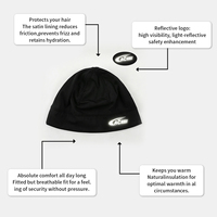 Gorros de Ciclismo y Montañismo Personalizados, Gorro de Alto Rendimiento con Forro de Satén, Gorros para Correr con Logotipo Impreso, Gorra de Ciclismo