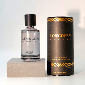OEM Custom Yellow Gray Crimp Round <b>Perfume</b> Spray <b>Bottle</b> 50ml 100ml Empty Glass <b>Perfume</b> <b>Bottle</b> With Packaging Box - Product Image 6