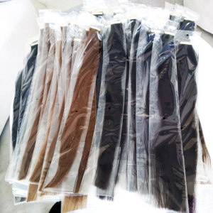 Extensions de <span class=keywords><strong>cheveux</strong></span> humains brésiliens injectées 12A, 100% vierges Remy, adhésives - Product Image 1