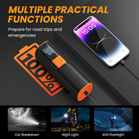 Mini Portable 4000mAh Pompe de gonflage numérique intelligente pour pneu de voiture pour charger les téléphones mobiles