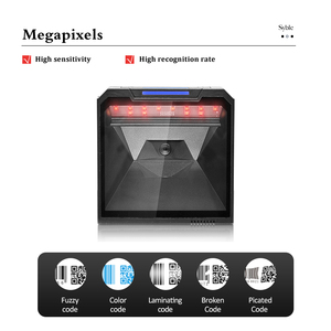 Escáner de código de barras de escritorio con plataforma de escaneo, lector de código de barras, 1D, 2D, QR, manos libres - Product Image 3
