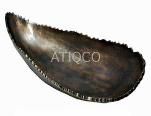 Bol de fruits en aluminium moulé au sable le plus vendu solide élégant poli dans un plateau de plaque en métal sûr de couleur antique moderne pour les fêtes - Product Image 4