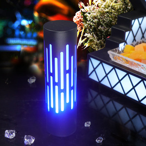 Bar Preparation Rechargeable Table Lamp Led Cylindrical Decorative <b>Light</b> For Nightclub Cafe - Product Image 4