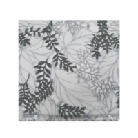 Zweifarbiger Lasergeschnittener Blumen-Stickerei-Netzstoff für Brautkleidung und Modische Bekleidung