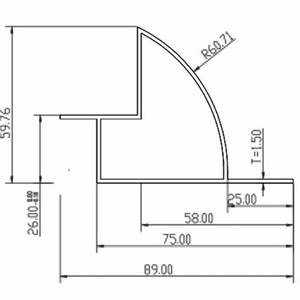 Soporte de montaje solar de aluminio para caravanas y autocaravanas con tratamiento de superficie anodizado - Product Image 2