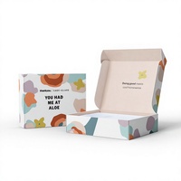 Boîte en carton pour envoi postal, emballage de luxe, impression de logo personnalisé, boîte en carton pour cosmétiques