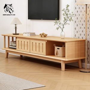 Venta directa de fábrica, mejor precio, personalizable, en stock, dropshipping, nuevo diseño, mesa de TV, mueble de sala de estar, aparador de TV de madera - Product Image 5