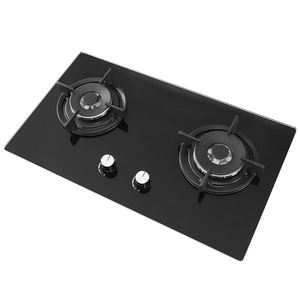 Venta directa <span class=keywords><strong>de</strong></span> fábrica Placas <span class=keywords><strong>de</strong></span> cocina <span class=keywords><strong>de</strong></span> alta calidad Estufa <span class=keywords><strong>de</strong></span> 2 quemadores con logotipo personalizado Interruptor <span class=keywords><strong>protector</strong></span> Estufa <span class=keywords><strong>de</strong></span> gas - Product Image 2