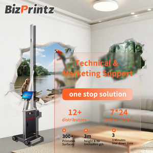 Máquina Impressora de Parede BizPrintz Inteligente UV Nova Condição para Painéis de Parede 3D & Vertical Murais Decoração Residencial com Tinta UV - Product Image 1