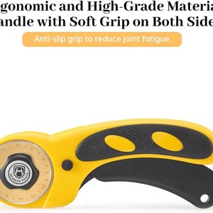 Bearing Design Quilting Cutter <b>Tools</b> Sharp Blade 45mm 60mm Fabric Rotary Cutter - Product Image 6