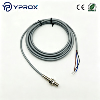 Capteur de proximité inductif YPROX Mini M05 Series, type double distance, 3 fils, distance de détection 2 mm, indice de protection IP67, NPN/PNP