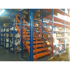 맞춤형 중량급 선택적 팔레트 랙 메자닌 플로어 다락 플랫폼 조절 가능한 강철 플레이트 그레이팅 부식 방지 - Product Image 3