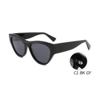 2027 Neue Vintage Mode Unisex Polarisierte Sonnenbrille Schildpatt-Acetat Katzenaugen-Design Leichtgewichtig Langlebig Komfortabel
