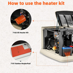 Silicone Oil Filter <b>Heater</b> Kit <b>Battery</b> Operated Heating Pad for Outdoor Generator - Product Image 5