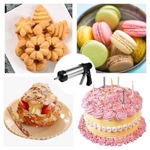 Hot Sale Stainless Steel Cookie Gun <strong>Kit</strong> with 13 Discs and 8 Icing Tips Cookie Press Gun for DIY <strong>Biscuit</strong> Maker and <strong>Decoration</strong> - Product Image 6