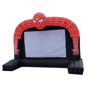 Pantalla de Proyección Inflable, Modelo Único de Spider Man, Película de Dibujos Animados, Fiesta Divertida, Patio Trasero, Alquiler Incluye Soplador de Aire, Globo al Aire Libre - Product Image 1