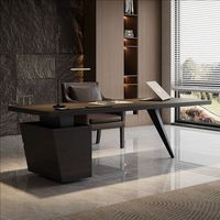 Bureau d'ordinateur multifonctionnel au design original, moderne et minimaliste, mobilier de bureau commercial simple, bureau de direction