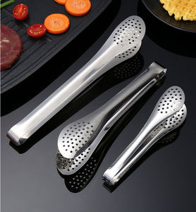 Pince alimentaire en acier inoxydable Syh411 pour barbecue, buffet, steak, usage commercial, pince à pain, pince à aliments épicés, ustensile de cuisine en gros - Product Image 4