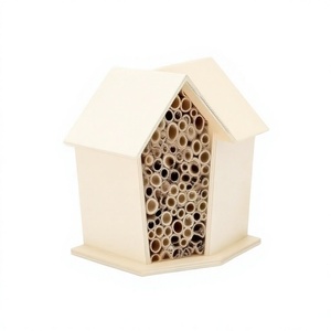 Hotel para Insectos de Madera, Casa para Abejas, Refugio para Mariposas, Caja de Anidación en Forma de Panal, Decoración de Jardín para Exteriores - Product Image 4
