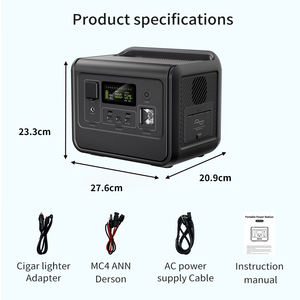 Centrale Électrique Portable 800W Prête pour l'Énergie Solaire – Alimentation d'Urgence pour Réfrigérateur, Appareils Médicaux, Éclairage et Wi-Fi - Product Image 3