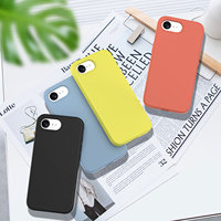 2025 nouvelle coque en silicone de haute qualité anti-chute avec doublure magnétique en microfibre anti-empreintes digitales étui de téléphone portable pour iPhone 16e