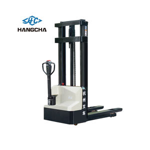 Hangcha a Series 1200kg Elevación Apiladores eléctricos completos Apilador de palés Tipo caminante Carretilla elevadora eléctrica apilable - Product Image 1