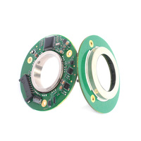 Encoder Magnético Rotatorio de Salida Absoluta de Alta Precisión, Serie S, 5V, Hueco, ID40mm, OD57mm, Grosor 7mm, de Una Vuelta, 17 bits, 0.01-0.05