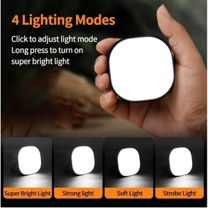 Lampe de camping LED rechargeable par USB, fixation murale magnétique, éclairage extérieur étanche - Product Image 4