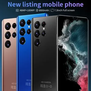 Nouveau téléphone portable S23 PLUS Ultra 2023, livraison directe, processeur Deca Core, caméra arrière 108MP, CDMA et LTE - Product Image 2