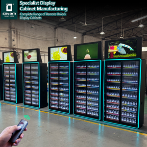 Espositore da Terra per Tabacco Satom USA America, Mobile Scaffale e Vetrina per Sigarette per Tabaccheria e Minimarket - Product Image 3