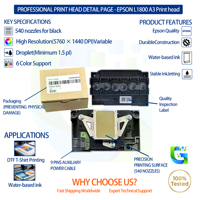 Head Printer Thermal Presisi Tinggi Profesional F173090 untuk Modifikasi Printer Epson L1800 R1390 R1430 L1500W DTF