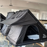 Carpa de Techo Zentopia para Todas las Estaciones, Impermeable, Protección Solar, Perfil Bajo, Aerodinámica, de Aleación de Aluminio Triangular para SUV, Sin Instalación