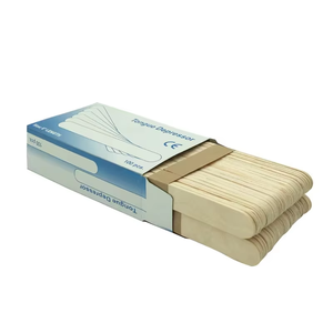 150mm spatole di legno di rimozione della cera depilatoria 100 pezzi Per scatola usa e getta bastone di legno Per la cura della pelle depilazione depilatoria - Product Image 1