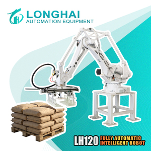 Robot Paletizador de Arroz Totalmente Automático de 20 kg, 30 kg, 50 kg o Personalizado, Robot Apilador para Sacos de Alimento para Animales, Harina y Cemento - Product Image 1