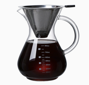 Gran oferta, juego de servicio para <span class=keywords><strong>cafetera</strong></span>, filtro de <span class=keywords><strong>acero</strong></span> <span class=keywords><strong>inoxidable</strong></span> reutilizable, <span class=keywords><strong>3</strong></span> <span class=keywords><strong>tazas</strong></span>, vaso para servir café, Gotero para café - Product Image 1