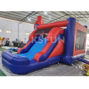 <span class=keywords><strong>Castillo</strong></span> Inflable Comercial Combinado de Spider-Man para Interiores y Exteriores con Tobogán, Brincolines Inflables para Fiestas - Product Image 6
