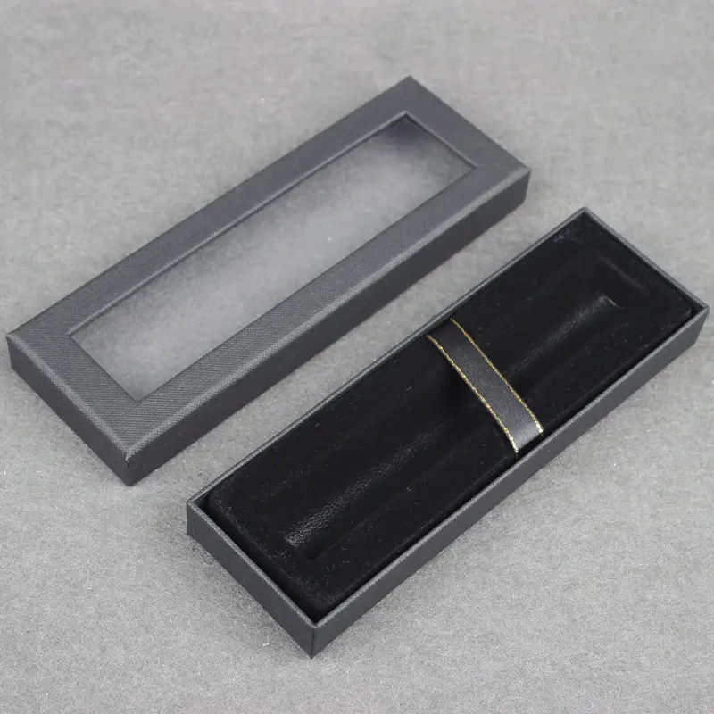 कस्टम लक्जरी प्रिंटिंग पेन बॉक्स पैकेजिंग विंडो के साथ