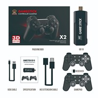 GD10 Console de jeu TV X2PLUS Open-Source 3D sans fil pour contrôleur Bluetooth EU Plug FC CPS pour la maison pour le commerce extérieur Cross-Bor