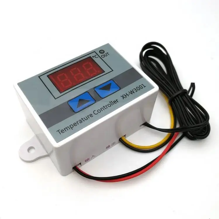 ขายร้อนอุณหภูมิXH-W3001สำหรับIncubator Cooling HEAT Switch Thermostat NTC Sensor