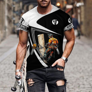 <strong>Men's</strong> T <strong>Shirt</strong> <strong>Chainsaw</strong> Camouflage 3D Printed Fashion Harajuku Style Short-sleeved Summer Casual Round Neck T-<strong>shirt</strong> Streetwear - Product Image 3