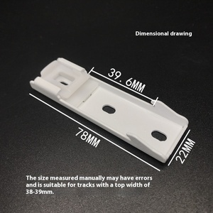 Système de tringle à rideaux moderne <span class=keywords><strong>Wingo</strong></span>, durable, facile à installer, écologique, pour salon, simple rail - Product Image 2