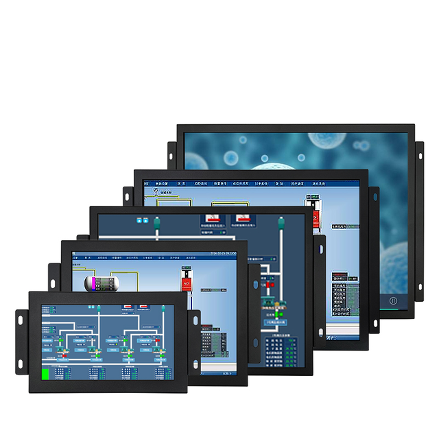 New Industrial Panel Open Frame Waterproof 10 Inch Capacitive Touch Screen Monitor with 1280x800 Resolution VGA/ Interface