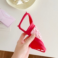Coque de téléphone antistress en silicone avec cornes de démon, jouet à bulles à ventouse réutilisable, protection antichoc pour iPhone 13-18 Pro Max